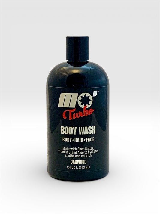 Mo'Turbo Body Wash. Deep Moisture, Rich Lather, Clean Ingredients.