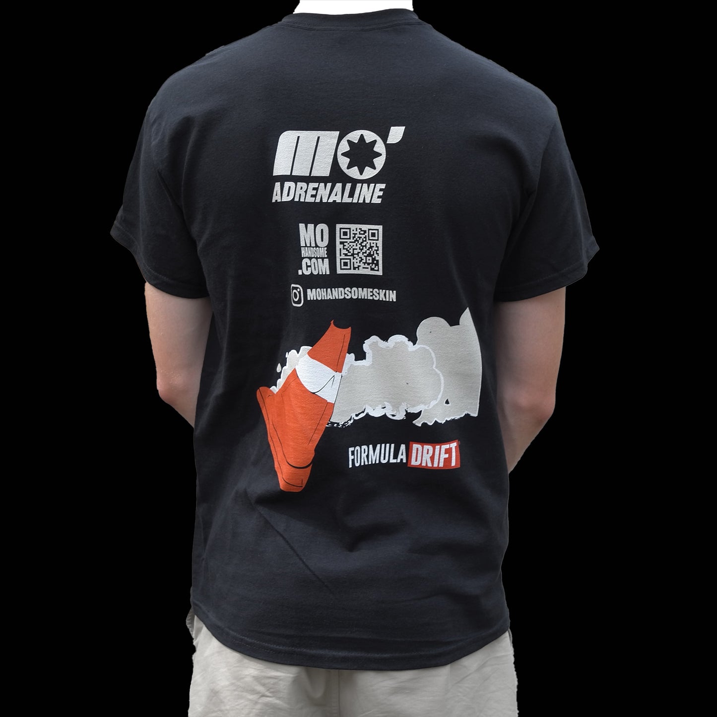 Mo’Handsome T-Shirt - Drifting logo, High Fiber, Gluten Free, Zero Trans Fat, Formula Drift