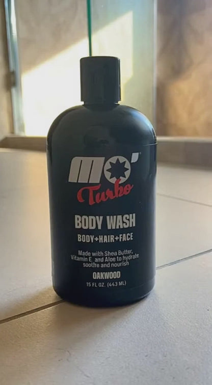 Mo'Turbo Body Wash. Deep Moisture, Rich Lather, Clean Ingredients.